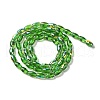 AB Color Plated Transparent Electroplate Beads Strands EGLA-H104-05E-2