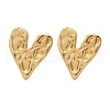 304 Stainless Steel Stud Earrings EJEW-U047-22G-4