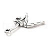 Tibetan Style Alloy Pendants PALLOY-K245-06AS-2
