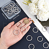 Beebeecraft 316 Surgical Stainless Steel Keychain Clasps STAS-BBC0005-81A-3