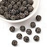 Polymer Clay Rhinestone Beads RB-H284-8MM-215-1