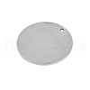 304 Stainless Steel Stamping Blank Tag Pendants STAS-M090-02P-2