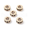 Brass Micro Pave Cubic Zirconia Beads KK-R216-10A-KCG02-1