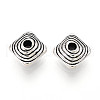 Tibetan Style Alloy Beads TIBE-N013-07AS-1