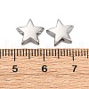 304 Stainless Steel Beads STAS-C128-01B-P-3