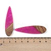Resin & Wood Big Pendants WOOD-F015-08E-3