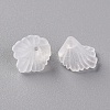 Frosted Acrylic Bead Caps MACR-S371-10A-701-2