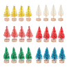 Christmas Tree Plastic Home Ornaments DJEW-WH0015-04-1