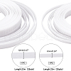  44~45M 2 Style Polyester & Plastic Boning Sewing Wedding Dress Fabric OCOR-PH0001-40-4