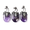 Natural Amethyst Pendants G-L524-17AS-07-1
