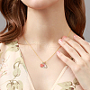 Ocean Theme Alloy Enamel Pendants ENAM-BC0001-04-6