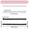 Gorgecraft 16Pcs 2 Colors Garment Accessories FIND-GF0006-16B-2