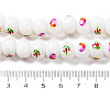 Printing Glass Beads for Necklaces Bracelets Making GLAA-B020-03A-07-5