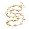 304 Stainless Steel Link Chain Necklaces NJEW-U023-04F-G-4