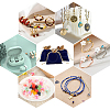 Beebeecraft Velvet Jewelry Pouches Bags TP-BBC0001-09B-04-5