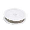 Tarnish Resistant DIY Jewelry Thread Findings Colored Tiger Tail Wire X-TWIR-O001-0.3mm-03-2