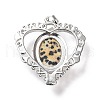 Natural Dalmatian Jasper Pendants G-I322-04P-01-4