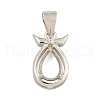 925 Sterling Silver Pendant Cabochon Settings STER-B005-19P-1
