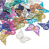 48Pcs 12 Colors 304 Stainless Steel Pendants STAS-TA0004-81-3