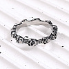 Skull Stainless Steel Rings for Men PW-WG56FBD-01-3