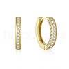 S925 Sterling Silver Circle Hoop Earrings VT3298-5-1