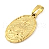 Ion Plating(IP) 304 Stainless Steel Pendants STAS-B071-02A-21G-2