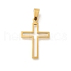 201 Stainless Steel Pendants STAS-R132-01G-01-1