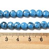 Synthetic Turquoise Beads Strands G-C179-A6mm-18-5