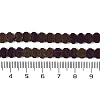 Electroplated Natural Lava Rock Beads Strands G-Q1009-G01-02A-4