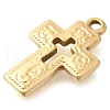 304 Stainless Steel Pendants STAS-P369-09G-2