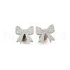 304 Stainless Steel Stud Earrings EJEW-H161-01P-F-4