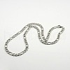 Tarnish Resistant Figaro Chain Necklace for Men NJEW-F027-03-7mm-1