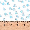 6/0 Inside Colours Transparent Glass Seed Beads X1-SEED-T007-07E-4