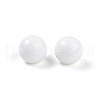 Opaque Solid Color Glass Beads GLAA-N007-6mm-A02-4