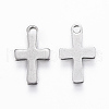 Tarnish Resistant 201 Stainless Steel Tiny Cross Charms STAS-L197-32P-2