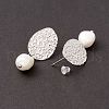 304 Stainless Steel Stud Earrings EJEW-M208-05P-4