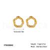 Stainless Steel Irregular Ring Stud Earrings for Women OL0643-2-1