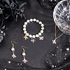  8Pcs 4 Colors Real 18K Gold Plated Brass Micro Pave Cubic Zirconia Pendants KK-NB0001-36-NF-2