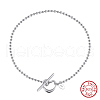 925 Sterling Silver Anklet AJEW-Z029-06P-1