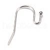 Brass Earring Hooks X-KK-R037-13P-2