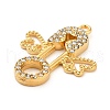304 Stainless Steel Rhinestone Pendants STAS-P385-03B-G-2