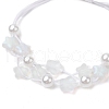 Adjustable Nylon Thread Braided Bead Bracelets BJEW-JB11560-02-3