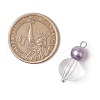 5Pcs Transparent Acrylic Pendants PALLOY-JF03502-3