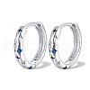 925 Sterling Silver Hoop Earrings WR7207-1-2