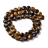 Natural Tiger Eye Beads Strands G-C179-A37-03-3