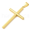 Ion Plating(IP) 304 Stainless Steel Big Pendants STAS-D110-30G-2