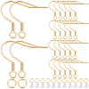 SOFPLATE 150Pcs 304 Stainless Steel Earring Hooks STAS-SP0001-38-1