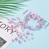 497Pcs 5 Style Rainbow ABS Plastic Imitation Pearl Beads OACR-YW0001-07A-10