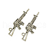 Tibetan Style Alloy Rifle/Gun Pendants TIBEP-Q043-141-RS-1