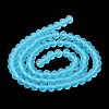 Transparent Glass Beads Strands EGLA-A034-T6mm-MD08-4